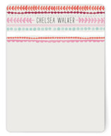 Striped Lines Personalized Stationery