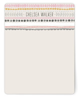 Striped Lines Personalized Stationery
