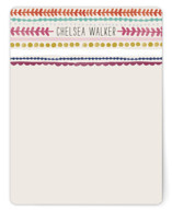 Striped Lines Personalized Stationery