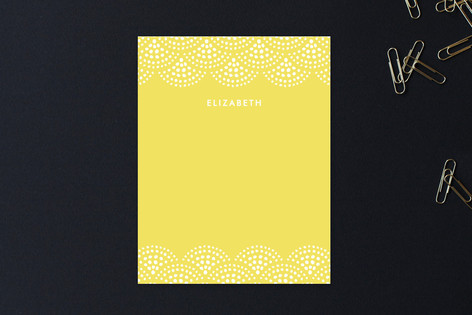 Beaded Swag Personalized Stationery