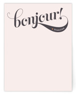 Bonjour! Personalized Stationery
