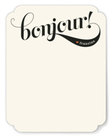 Bonjour! Personalized Stationery