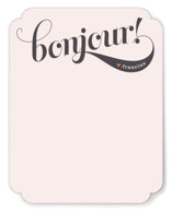 Bonjour! Personalized Stationery