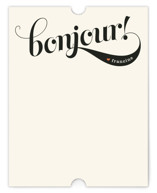 Bonjour! Personalized Stationery