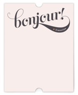 Bonjour! Personalized Stationery