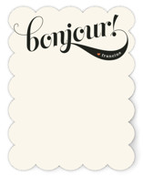Bonjour! Personalized Stationery