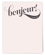 Bonjour! Personalized Stationery