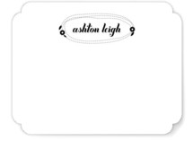 Stitched Personalized Stationery
