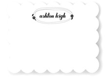 Stitched Personalized Stationery