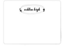 Stitched Personalized Stationery