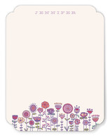 Doodle Flower Garden Personalized Stationery