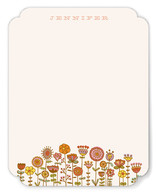 Doodle Flower Garden Personalized Stationery