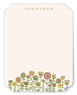 Doodle Flower Garden Personalized Stationery