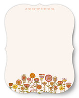 Doodle Flower Garden Personalized Stationery