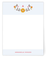 Early Blooms Personalized Stationery