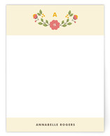 Early Blooms Personalized Stationery