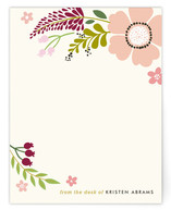Victorian Mod Floral Personalized Stationery