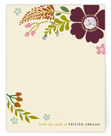 Victorian Mod Floral Personalized Stationery
