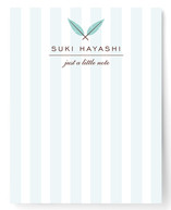 Two Feathers Personalized Stationery