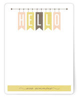 Hello Banners Personalized Stationery