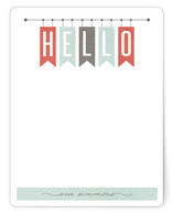 Hello Banners Personalized Stationery
