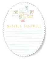 Pretty Post Personalized Stationery