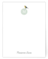 Robin Monogram Personalized Stationery
