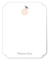 Robin Monogram Personalized Stationery