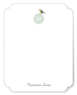 Robin Monogram Personalized Stationery