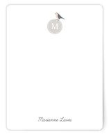 Robin Monogram Personalized Stationery