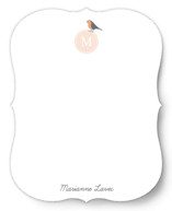 Robin Monogram Personalized Stationery