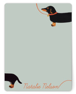Weiner Dog Personalized Stationery