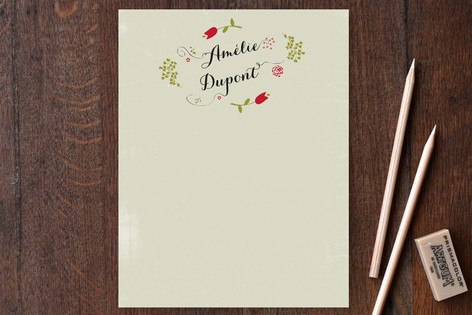 Poesie Personalized Stationery