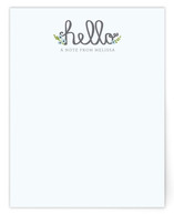 Homespun Hello Personalized Stationery