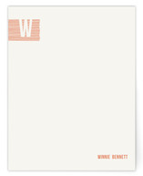 All Lined Up Personalized Stationery