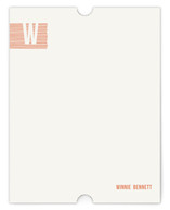 All Lined Up Personalized Stationery