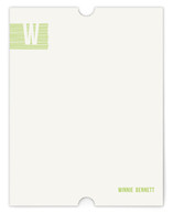 All Lined Up Personalized Stationery