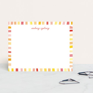 Chic Stripes Personalized Stationery
