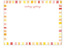 Chic Stripes Personalized Stationery