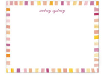 Chic Stripes Personalized Stationery