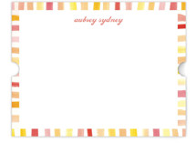 Chic Stripes Personalized Stationery