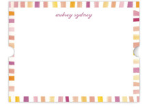 Chic Stripes Personalized Stationery
