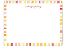 Chic Stripes Personalized Stationery