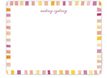 Chic Stripes Personalized Stationery