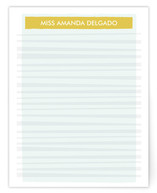 Hello Miss Stripey Personalized Stationery