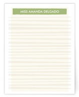 Hello Miss Stripey Personalized Stationery