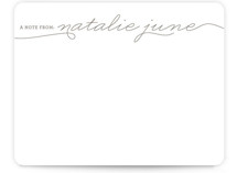 The Perfectionist Personalized Stationery