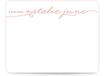 The Perfectionist Personalized Stationery