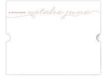 The Perfectionist Personalized Stationery