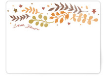 Leaves of Autumn Personalized Stationery